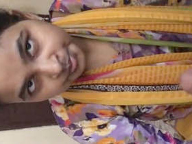 A charming South Indian girl of Tamil origin performs oral sex on her female partner