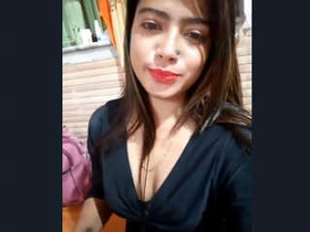 Indian college girl pleasures herself with both hands in part 3