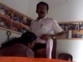 Mature coworkers indulge in forbidden pleasures