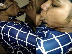 Watch a stunning Indian girl give a sensual blowjob