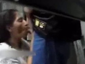 A stunning Indian woman receives oral sex and intercourse in a cyber café