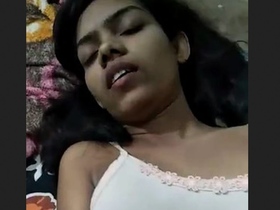 Young inexperienced girl engages in painful intercourse