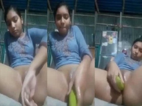 Bangladeshi horny girl masturbates her pussy
