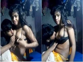 Indian babe gives oral pleasure to her lover