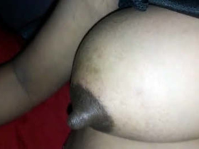Indian aunt's nipples become erect at night