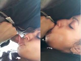 Exclusive outdoor blowjob from a hot Indian girl