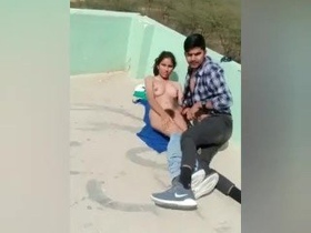 Indian woman gets her order of the day completed in a steamy video