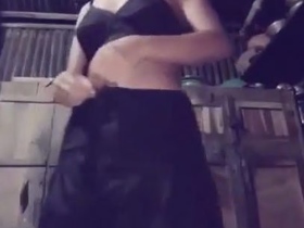 A young woman from a village with a pretty face and a lovely figure