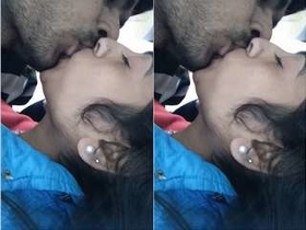 Exclusive Desi lovers share romantic kisses in exclusive video