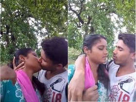 Desi couple shares a passionate kiss in exclusive video