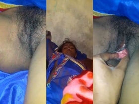 Bihari's video of hairy pussy during masturbation