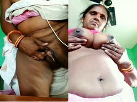 Indian village girl flaunts her big boobs and pussy