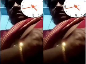 Exclusive video of a bhabhi pressing her chest against a man