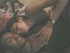 Indian lover shares intimate moments through kissing and romance