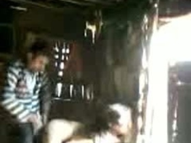 Lata Bhabhi from village in Indian porn music video