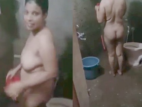 Brother-in-law secretly films sister-in-law while she bathes