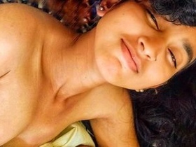 A charming young woman from the Telugu region performs oral sex