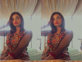 Pakistani wife flaunts her big boobs while giving a blowjob