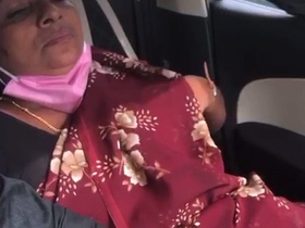 Desi Aunt Marged's secret rendezvous in the car