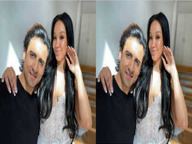 Indian college student gets naughty in bed