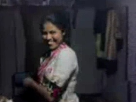Village girl with adorable breasts gets a nice breast sucking