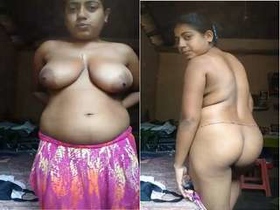 Beautiful woman reveals her naked body in part 5