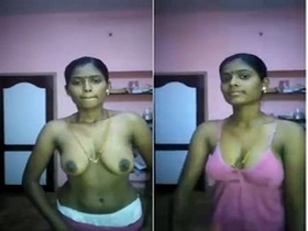 Tamil wife reveals her breasts in part 1 of the series