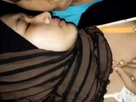 Muslim couple kiss and breasts fondled against their will by group of men