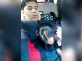 Couple indulges in oral sex in the open air
