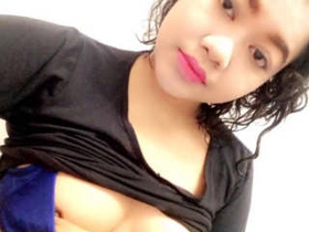 Indian beauty undressed on the bed