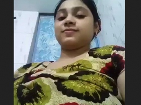 Displaying breasts in a bathroom from a small town