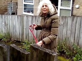 Elderly grandmother Doris in explicit video