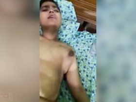 Hairless Desi babe takes it in the ass from MMS guy