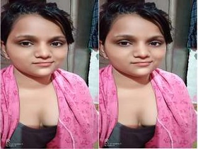 Adorable Indian girl flaunts her boobs and pussy in part 3 of the series