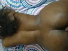 A desi girlfriend with a big butt gets vigorously pounded from behind