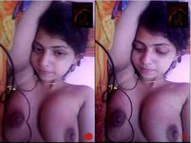 Horny girl flaunts her naked body in part three