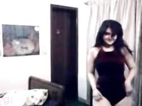 Busty Indian college babe reveals her body and massive cock