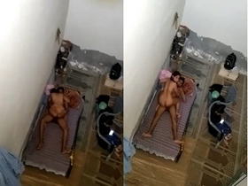 Amateur couple from India gets caught on camera while having sex