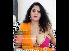 Indian model Sapna Sappu performs live in May