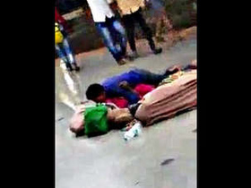 Wife gets hot and bothered at the railway station