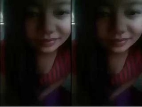 Exclusive video of a girl from Assam revealing her body