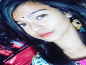 Indian desi woman slowly removes clothing to reveal XXX-rated breasts, masturbates