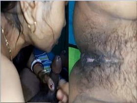 Exclusive video of Kolkat Bhabhi getting a blowjob and fucked