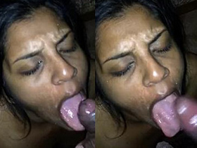 Indian prostitute enjoys semen