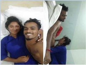 Exclusive Desi couple's romantic encounter and oral sex session