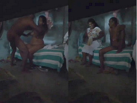Hidden camera captures Tamil wife having sex with black lover