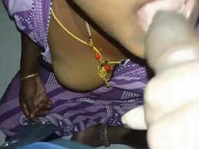 Aroused Tamil housewife gives a passionate oral pleasure