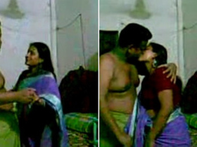 Indian woman in saree has sex with friend