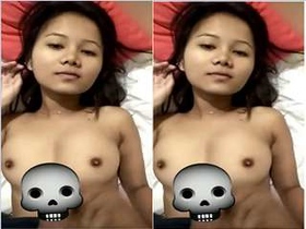 Exclusive video of a lovely girl getting covered in cum