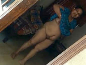 Aunt Mallu flaunts her boobs and vagina in a steamy video